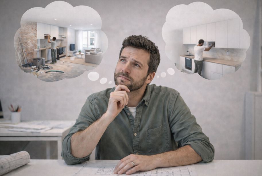 Elegir entre reforma integral o reforma parcial, dos tipos de reformas muy diferentes