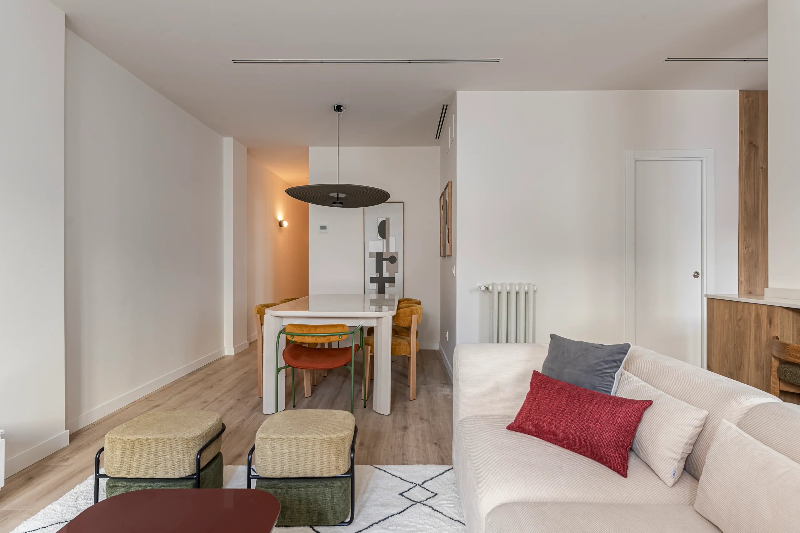 Flipping inmobiliario Benito Gutiérrez salón y recibidor