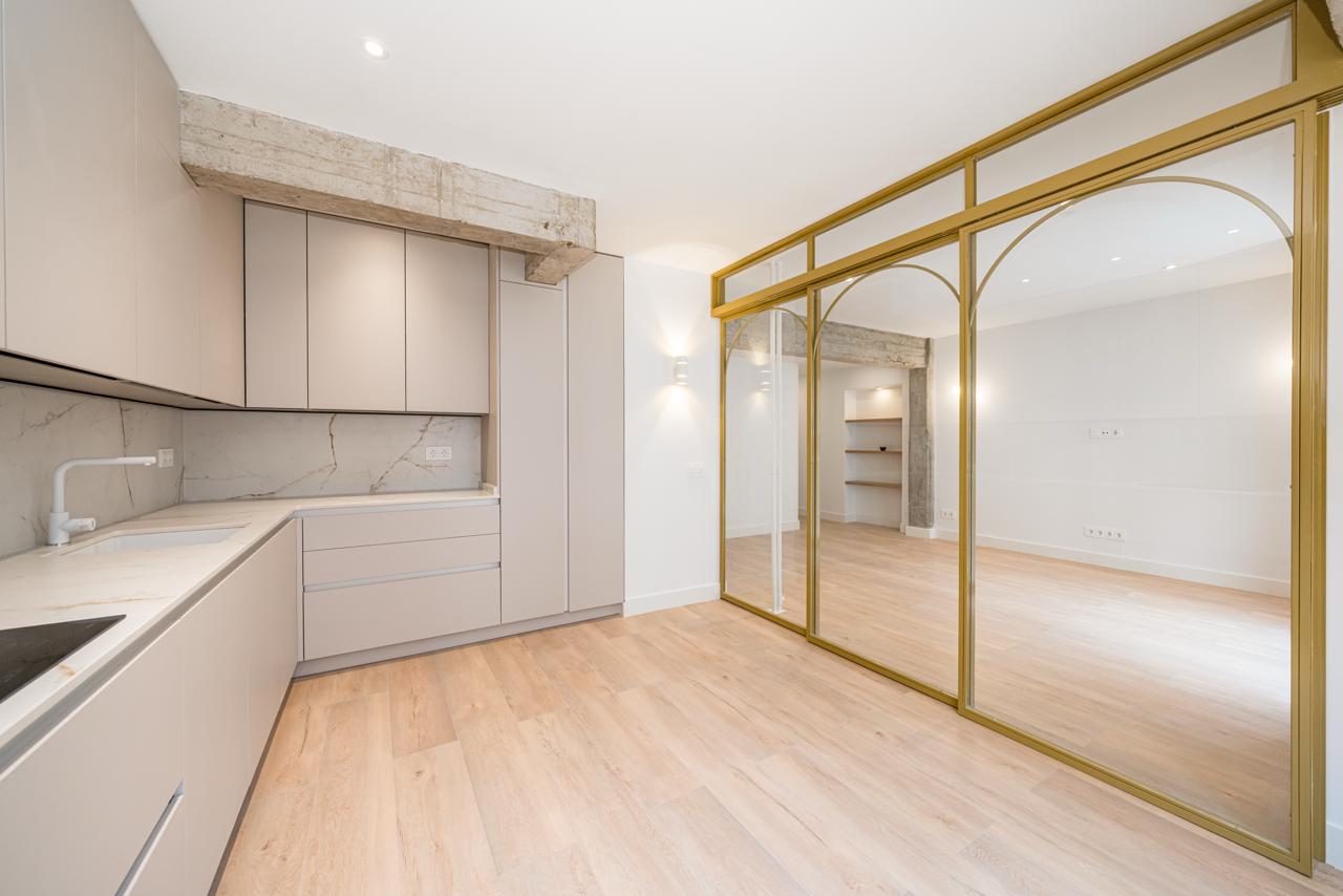 Reforma integral en García Paredes cocina enfoque