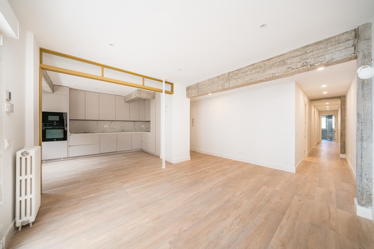 Reforma integral en García Paredes vista ojo de pez