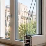 ventana de doble acristalamiento detallada