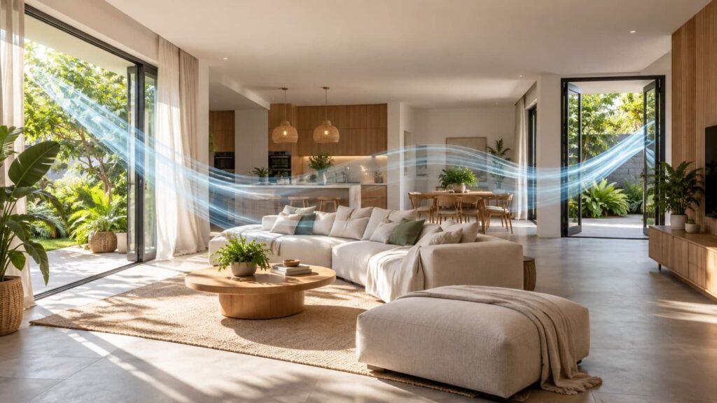 Cómo aprovechar la ventilación cruzada al reformar una vivienda
